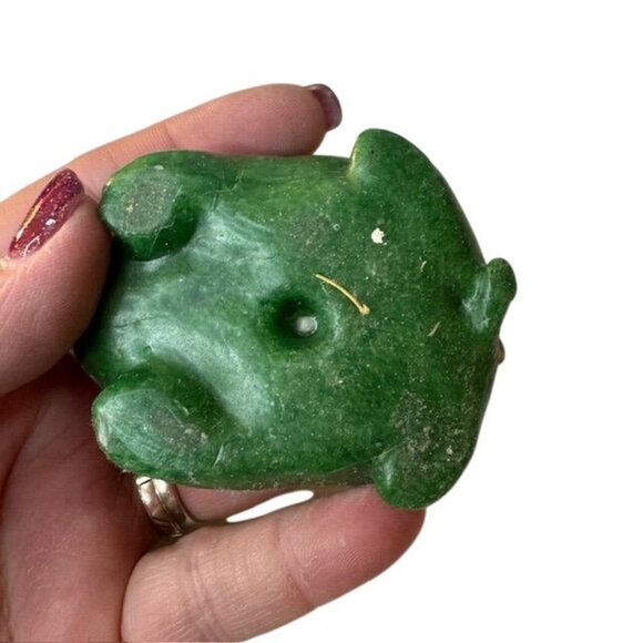 Wax Turtle Candle With Floral Design - Picture 4 of 4